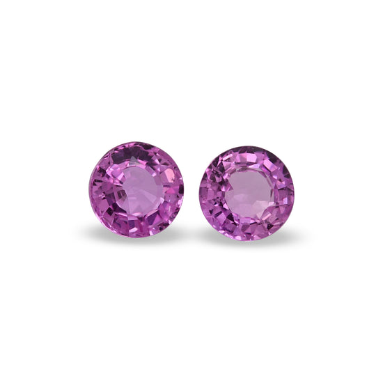 1.12 Carat Pink MADAGASCAR Round Sapphire