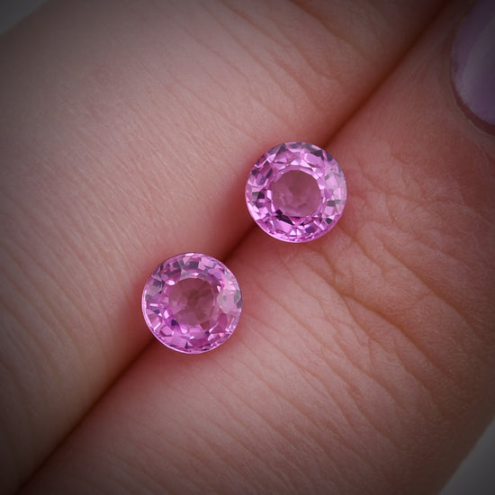 1.27 Carat Pink MADAGASCAR Round Sapphire