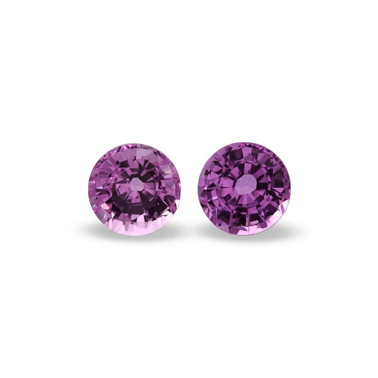 1.42 Carat Pink MADAGASCAR Round Sapphire