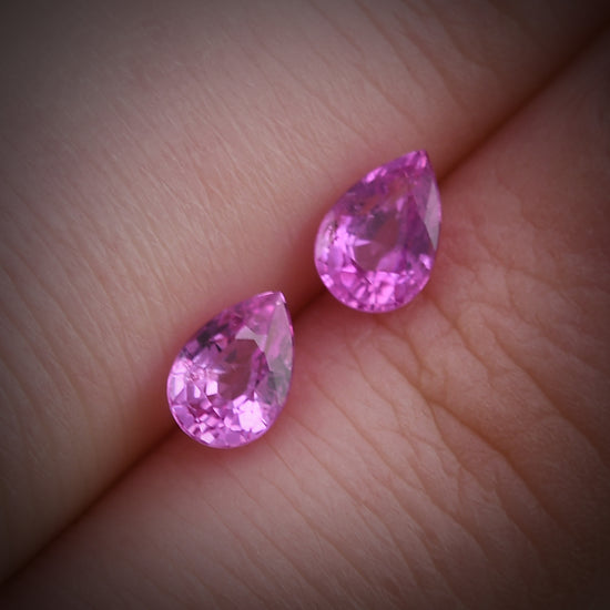 1.15 Carat Pink MADAGASCAR Pear Sapphire