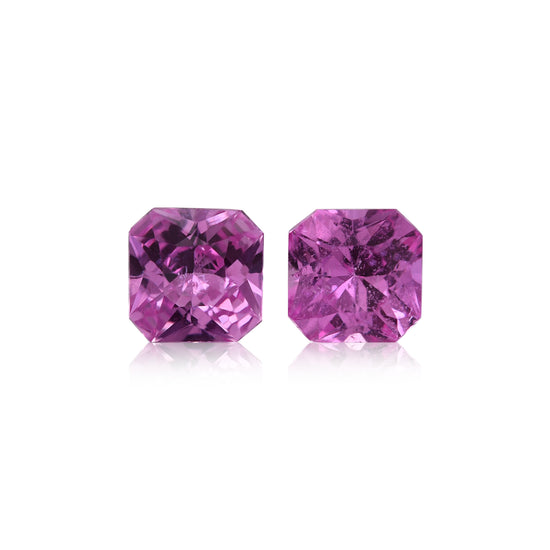 1,81 Karat Pink MADAGASKAR Radiant Saphir