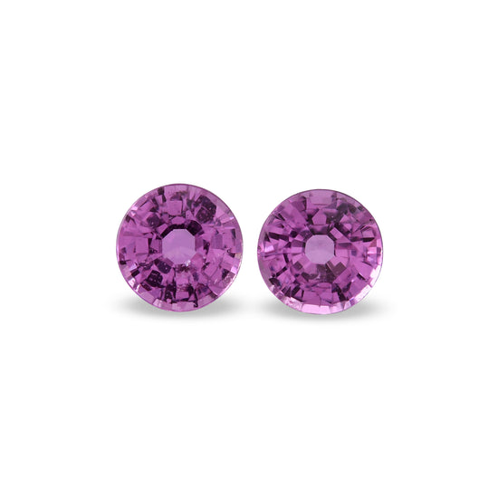 1.28 Carat Pink MADAGASCAR Round Sapphire