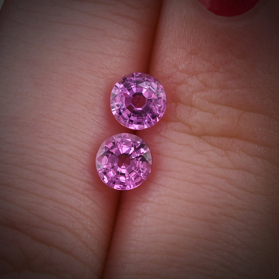 1.43 Carat Pink MADAGASCAR Round Sapphire
