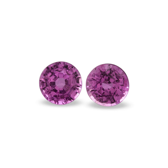 1.38 Carat Pink MADAGASCAR Round Sapphire