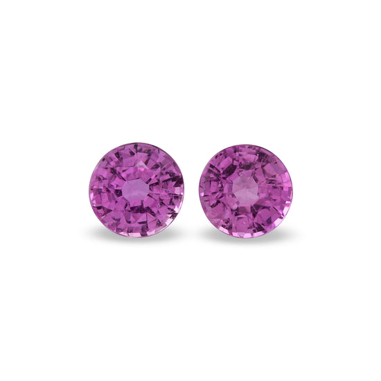 1.38 Carat Pink MADAGASCAR Round Sapphire