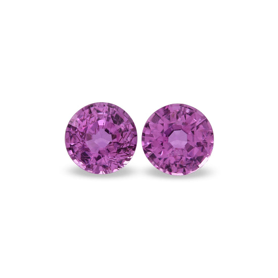 1.35 Carat Pink MADAGASCAR Round Sapphire