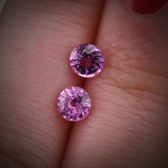 1.26 Carat Pink MADAGASCAR Round Sapphire