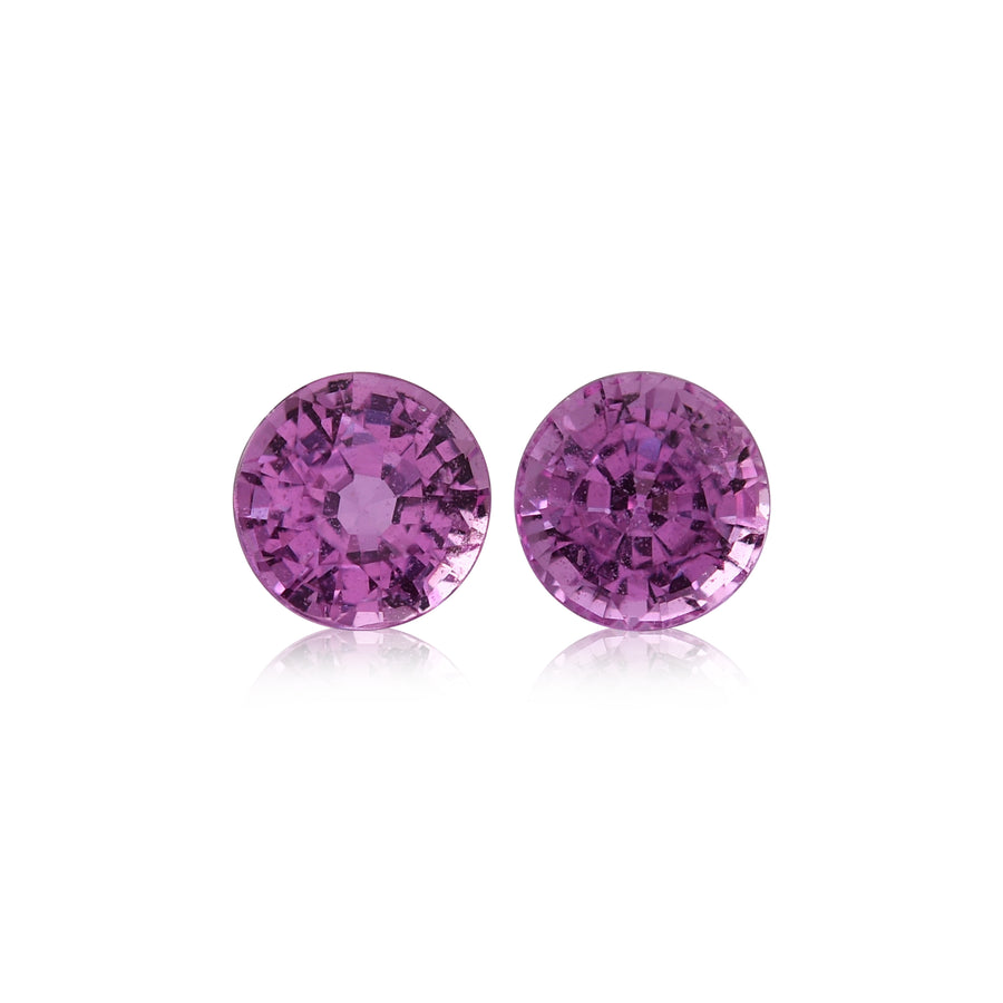 1,31 Karat Pinker MADAGASKAR Rundsaphir