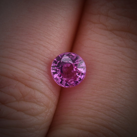 1.36 Carat Pink MADAGASCAR Round Sapphire