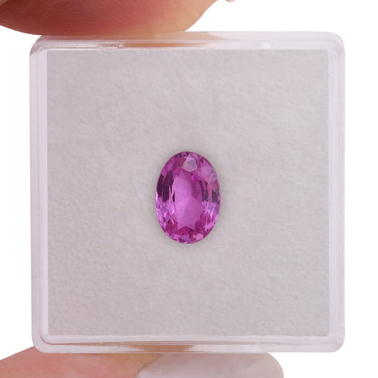 1.48 Carat Pink MADAGASCAR Oval Sapphire