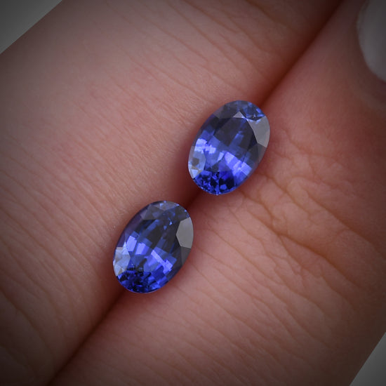 1.71 Carat Blue SRI LANKAN Oval Sapphire