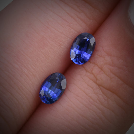 1.08 Carat Blue SRI LANKAN Oval Sapphire
