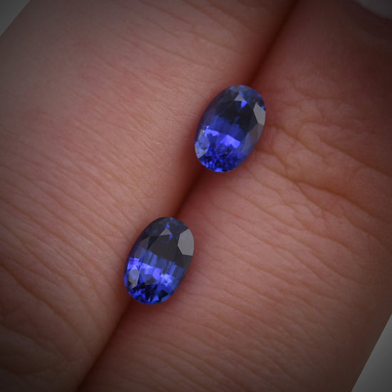 1.23 Carat Blue SRI LANKAN Oval Sapphire