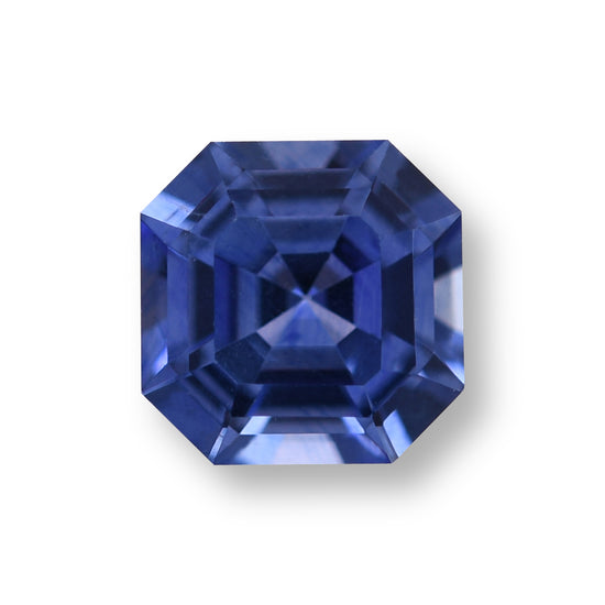 0.92 Carat Blue SRI LANKAN Sq. Emerald Sapphire