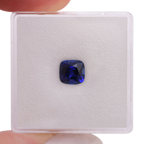 1.30 Carat Blue SRI LANKAN Cushion Sapphire