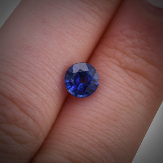 1.10 Carat Blue SRI LANKAN Round Sapphire