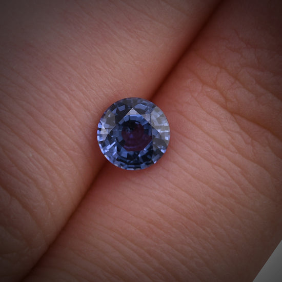 0.90 Carat Blue SRI LANKAN Round Sapphire