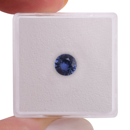 0.90 Carat Blue SRI LANKAN Round Sapphire