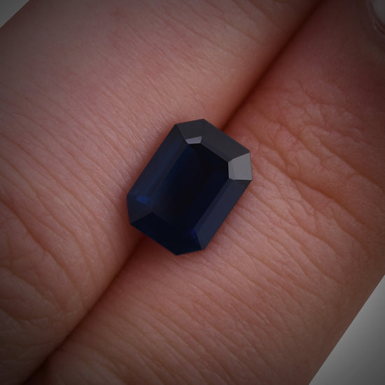 2.08 Carat Blue THAI Emerald Sapphire