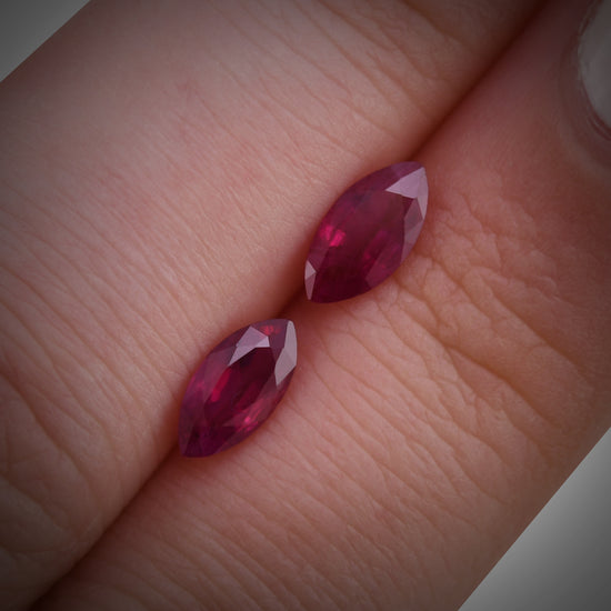 1.19 Carat Red BURMESE Marquise Ruby