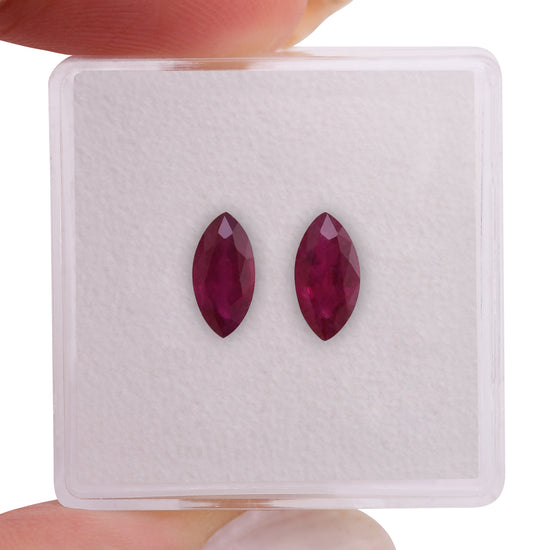 1.19 Carat Red BURMESE Marquise Ruby