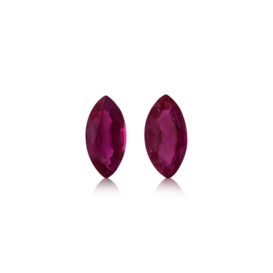 1.19 Karat roter BURMESISCHER Marquise-Rubin