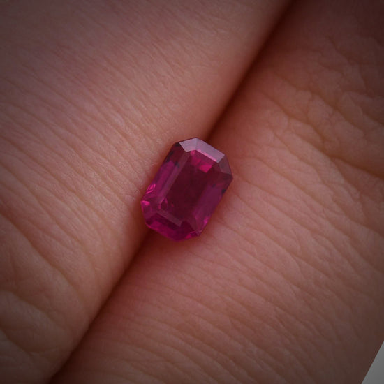 0.57 Carat Red BURMESE Emerald Ruby