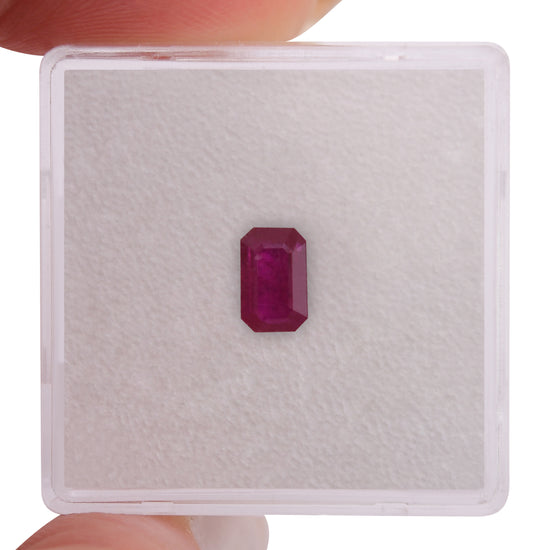 0.63 Carat Red BURMESE Emerald Ruby