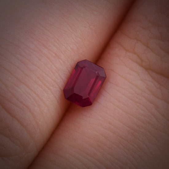 0.52 Carat Red BURMESE Emerald Ruby