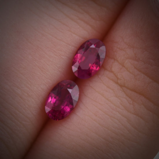 1.09 Carat Red BURMESE Oval Ruby