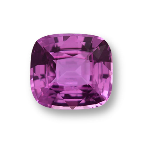 1.57 Carat Pink MADAGASCAR Cushion Sapphire GIA