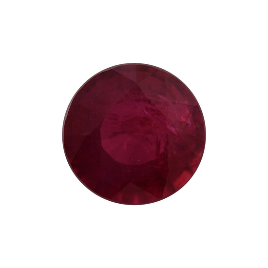 0.75 Carat Red MOZAMBIQUE Round Ruby