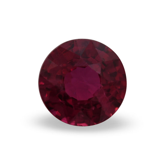 0.68 Carat Red MOZAMBIQUE Round Ruby