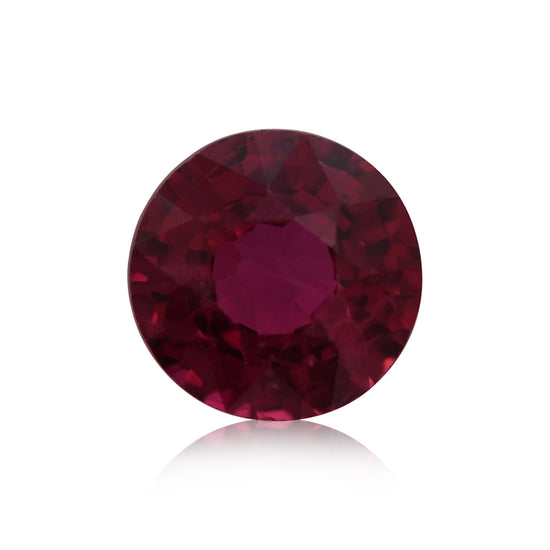 0.68 Carat Red MOZAMBIQUE Round Ruby
