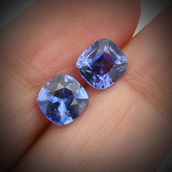2.90 Carat Blue SRI LANKAN Cushion Sapphire