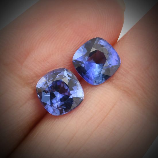 3.01 Carat Blue SRI LANKAN Cushion Sapphire