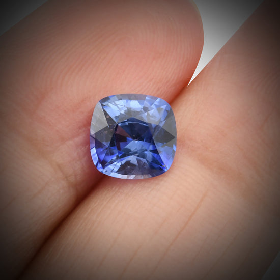 1.71 Carat Blue SRI LANKAN Cushion Sapphire