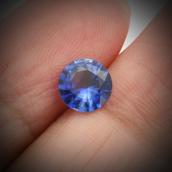 1.04 Carat Blue SRI LANKAN Round Sapphire