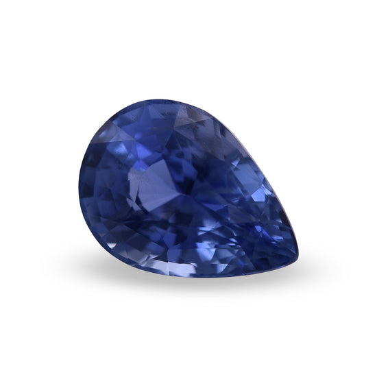 3.73 Carat Blue SRI LANKAN Pear Sapphire CD