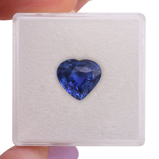3.10 Carat Blue MADAGASCAR Heart Sapphire CD