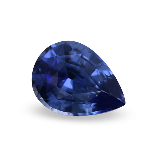 2.04 Carat Blue SRI LANKAN Pear Sapphire CD