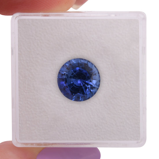 3.78 Carat Blue SRI LANKAN Round Sapphire CD