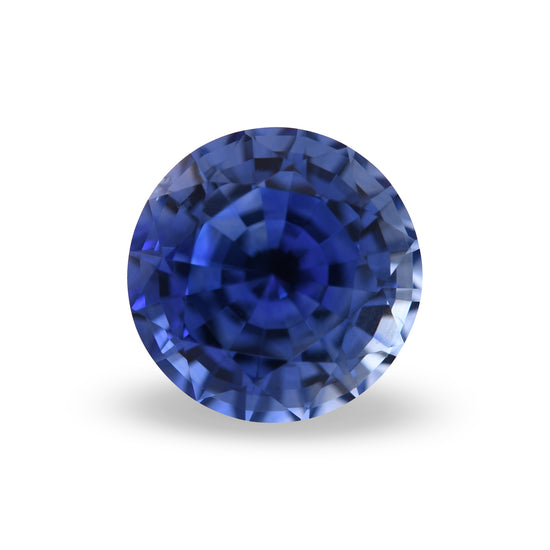 3.78 Carat Blue SRI LANKAN Round Sapphire CD