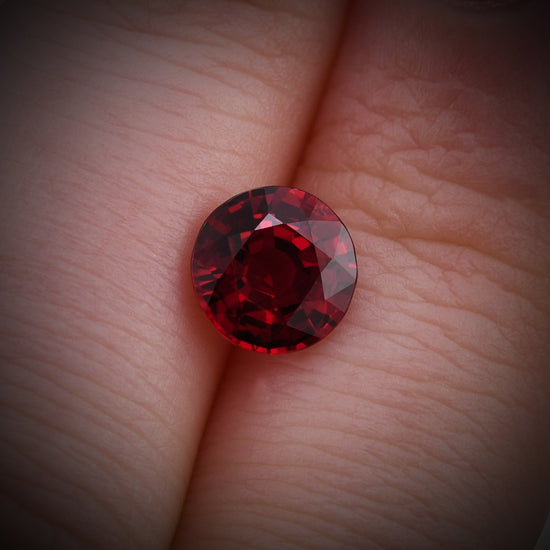 1.71 Carat Red MOZAMBIQUE Round Ruby