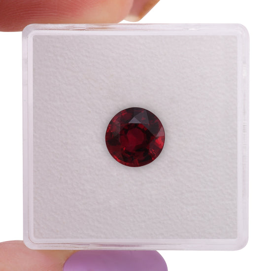 1.71 Carat Red MOZAMBIQUE Round Ruby