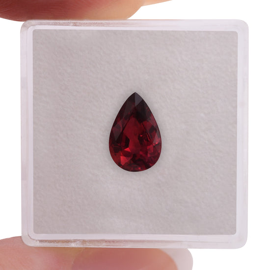 2.05 Carat Red MOZAMBIQUE Pear Ruby CD