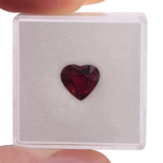 2.08 Carat Red MOZAMBIQUE Heart Ruby CD