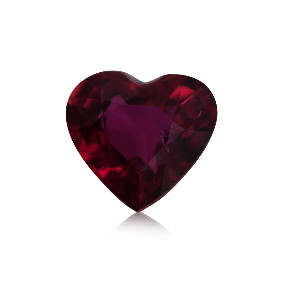 2.08 Carat Red MOZAMBIQUE Heart Ruby CD