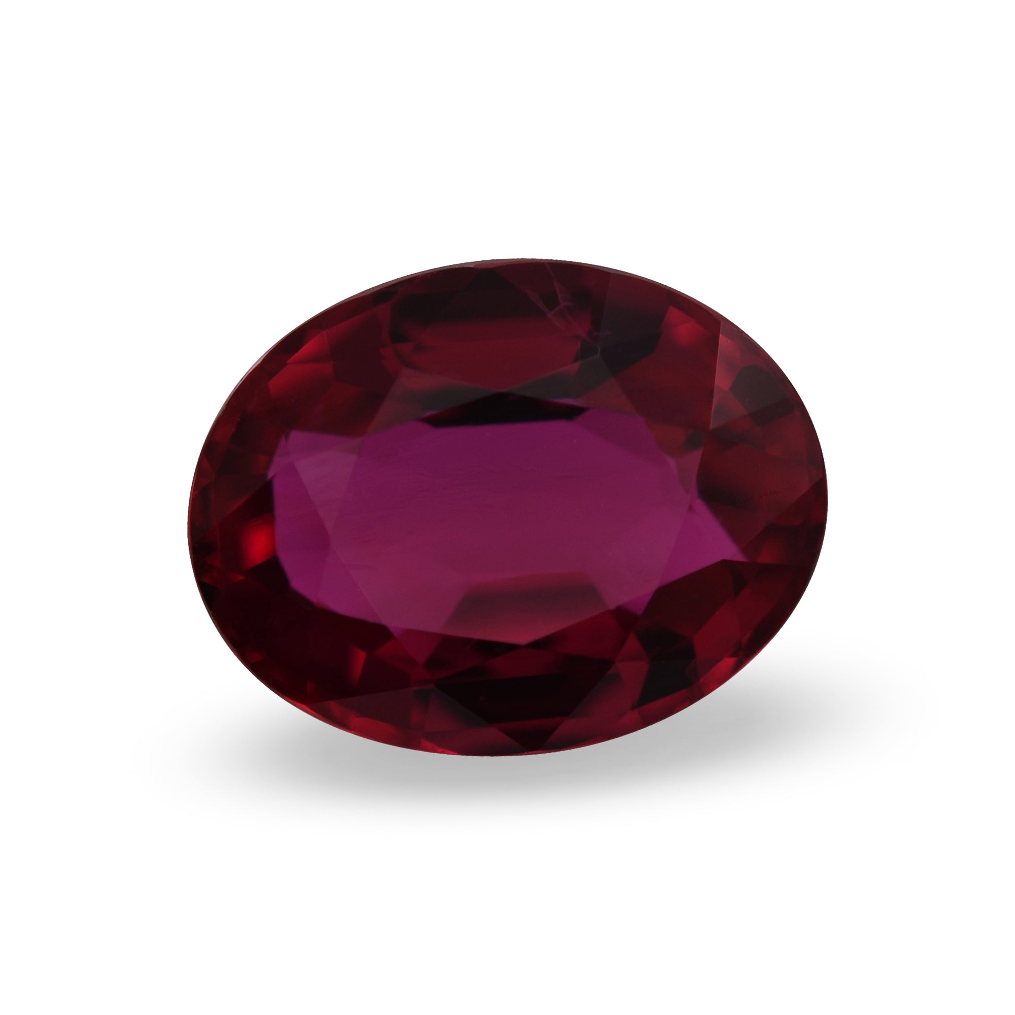 2.03 Carat Red MOZAMBIQUE Oval Ruby CD | LEIBISH