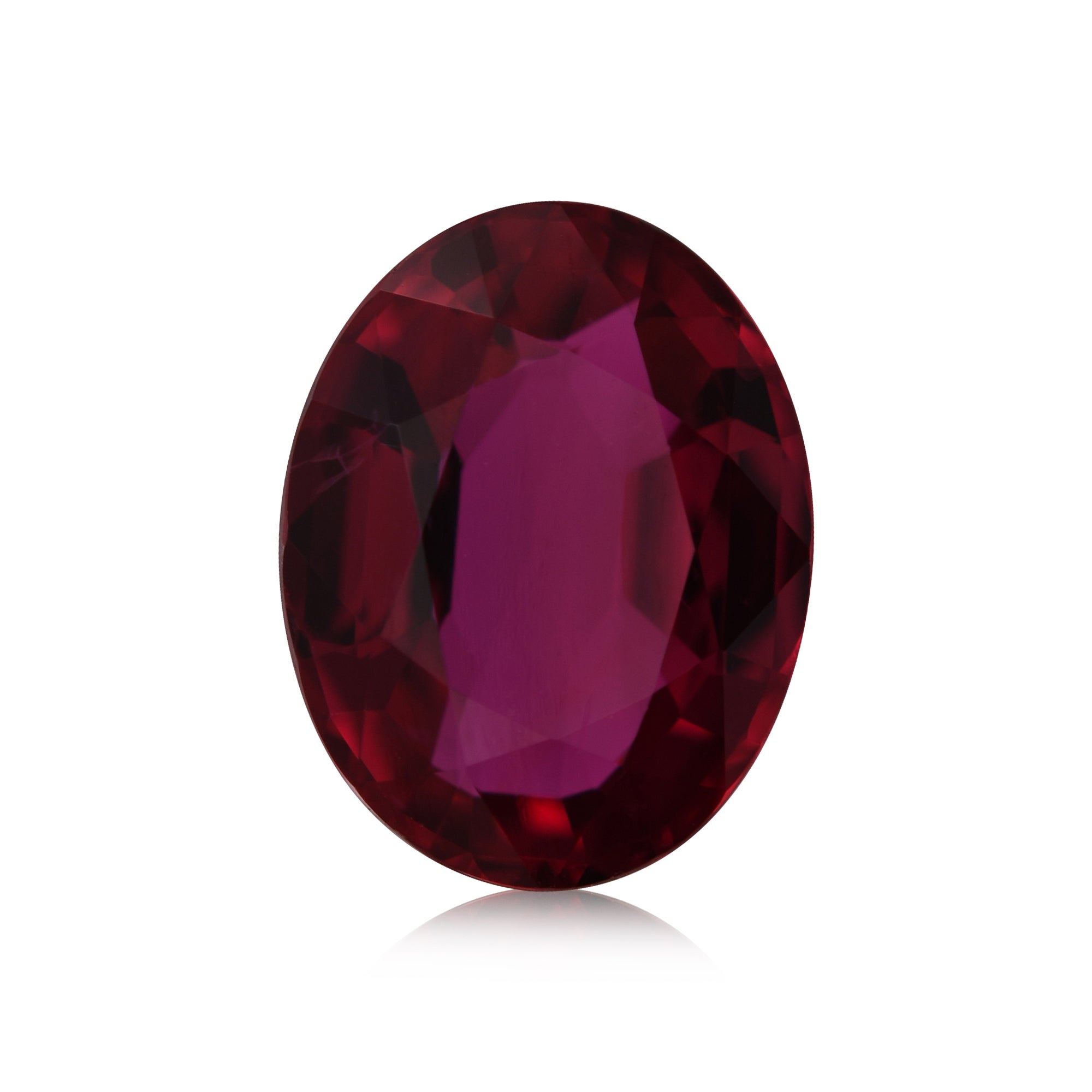 2.03 Carat Red MOZAMBIQUE Oval Ruby CD | LEIBISH